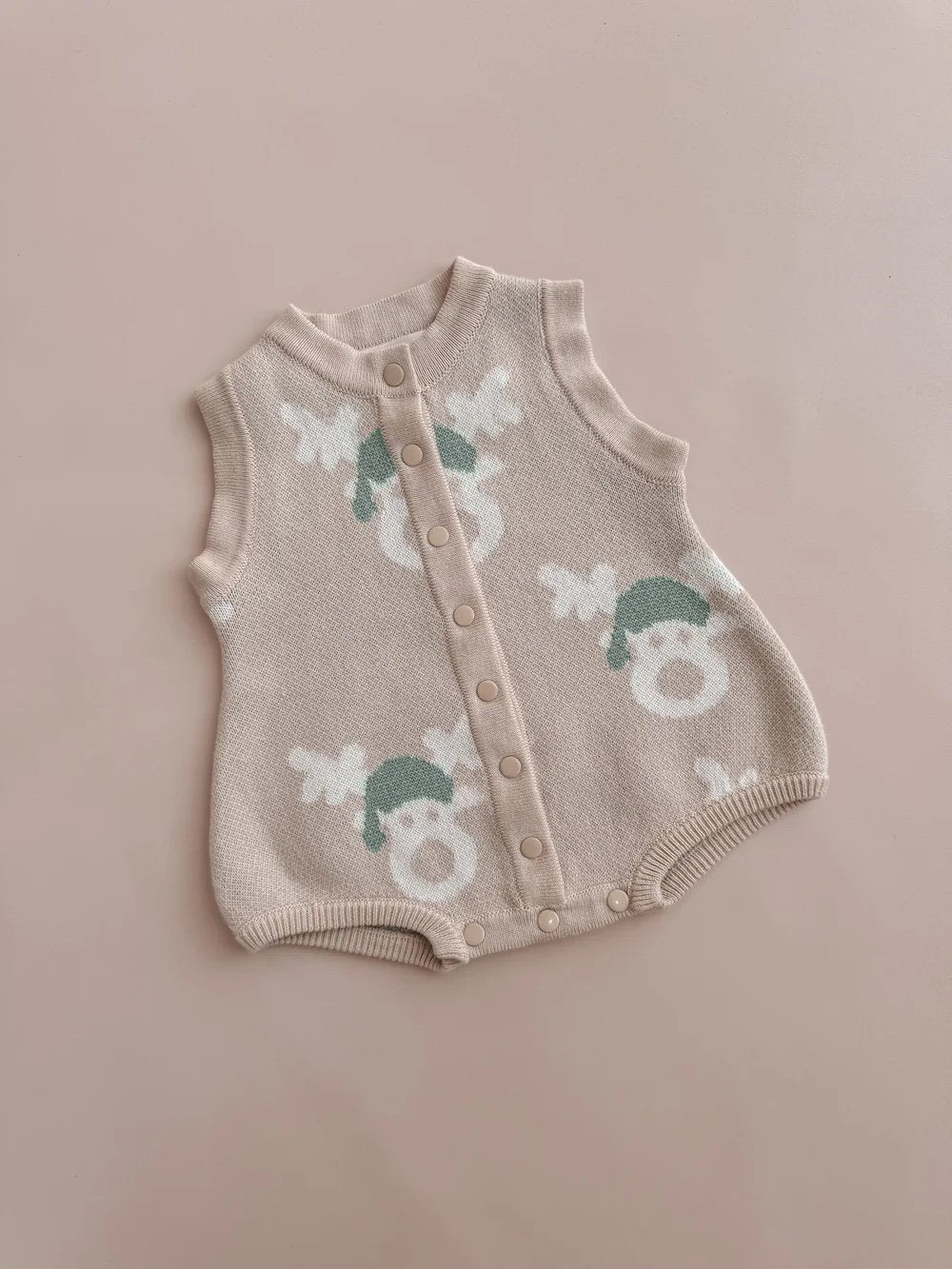 Indigo Dreams Reindeer Bubble Romper