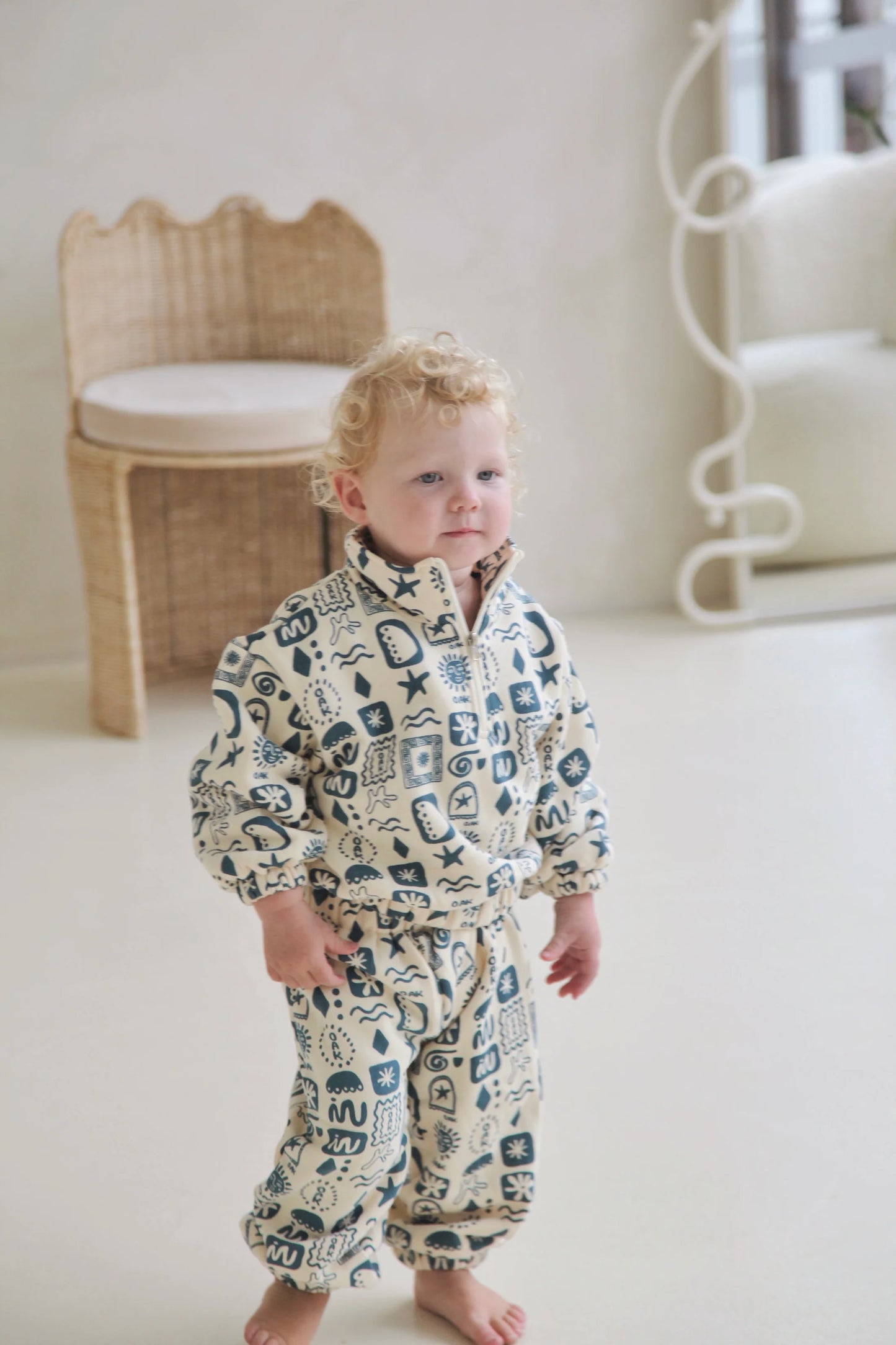 Oak The Label Oasis Fleece Jumper | Azul