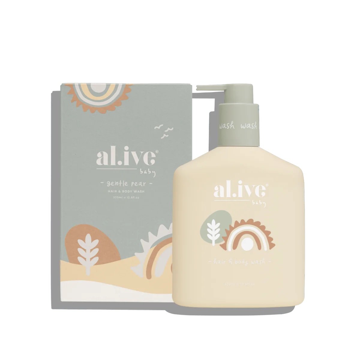 al.ive Baby Hair & Body Wash- Gentle Pear