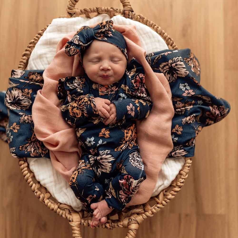 Snuggle Hunny Organic Growsuit- Belle