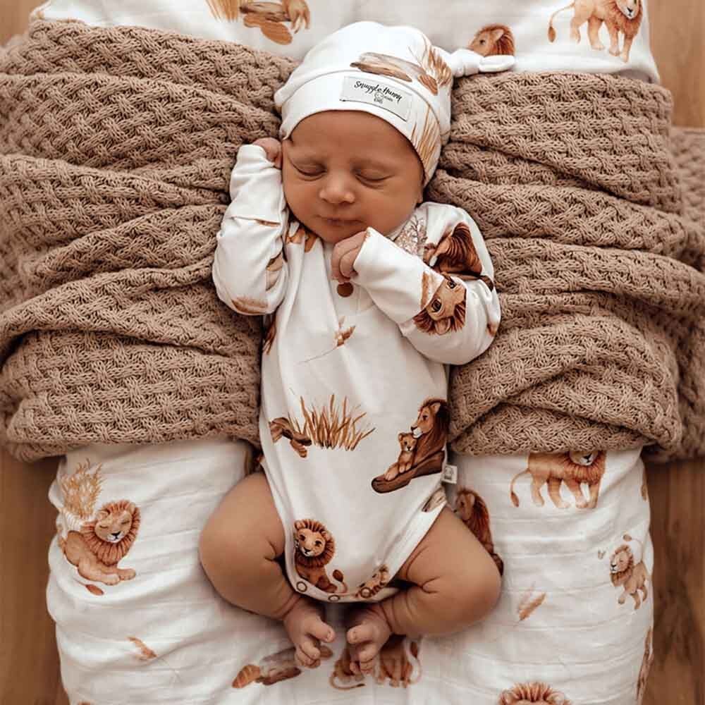 Snuggle Hunny Long Sleeve Bodysuit- Lion