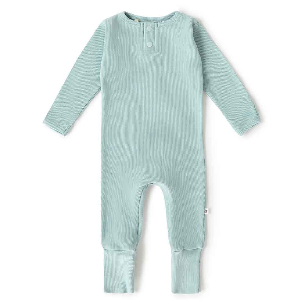 Snuggle Hunny Organic Growsuit- Sage