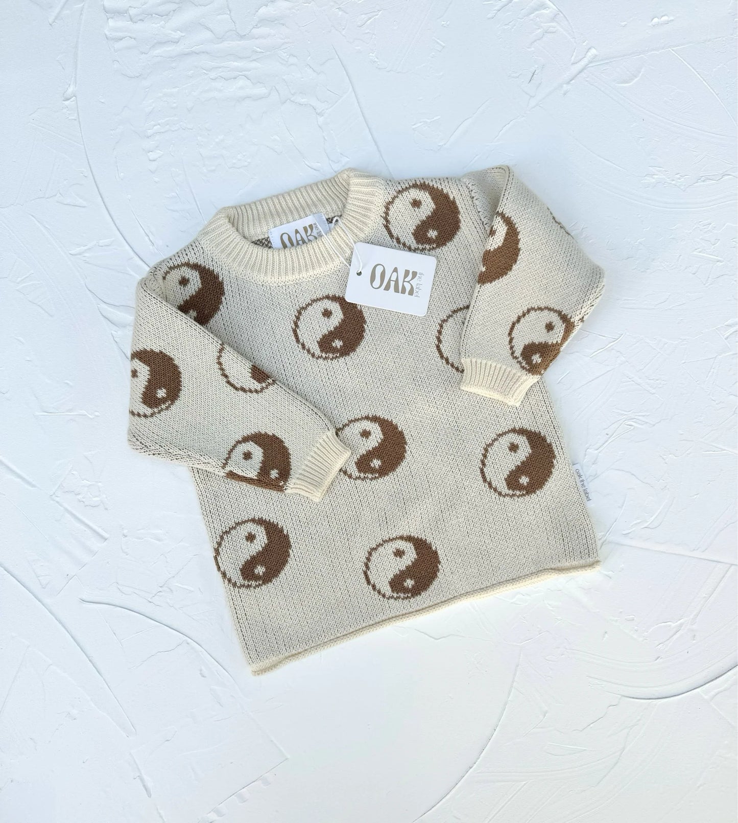 Oak the Label Yin Yang Jumper | Chocolate