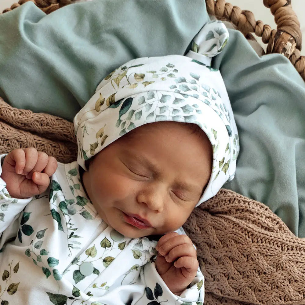 Snuggle Hunny Organic Knotted Beanie- Eden
