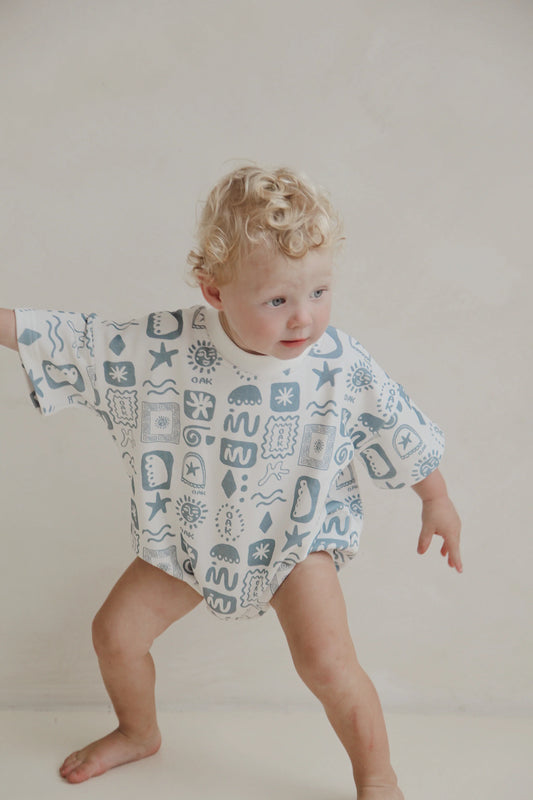 Oak The Label Oasis Romper | Sky Blue