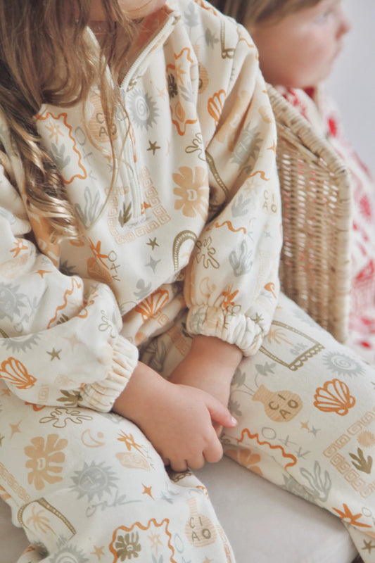 Oak The Label Wanderer Fleece Jumper | Pastel