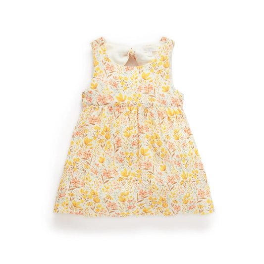 Purebaby Desert Flower Bow Dress