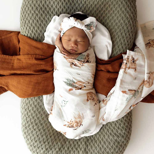 Snuggle Hunny Muslin Wrap- Kanga