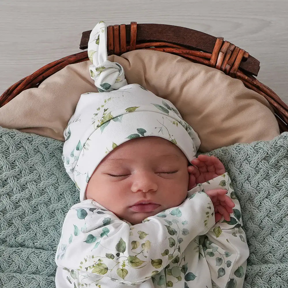 Snuggle Hunny Organic Knotted Beanie- Eden