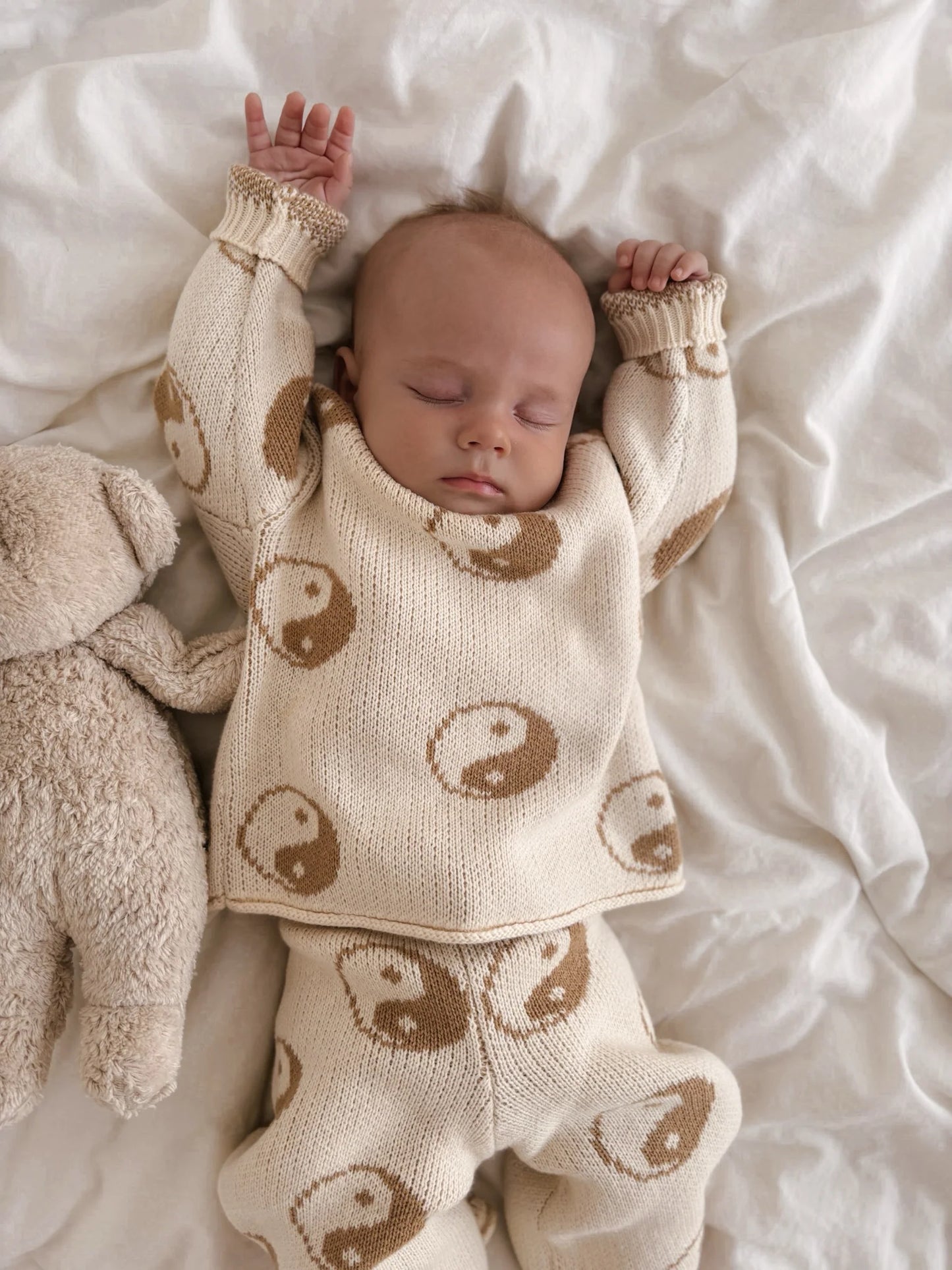 Oak The Label Ying Yang Jumper Caramel