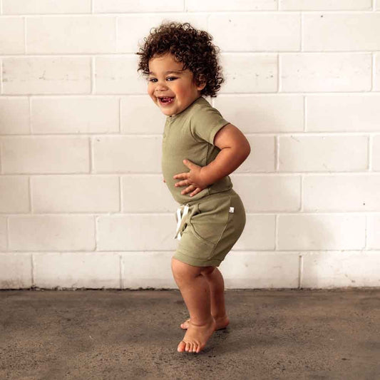 Snuggle Hunny Organic Shorts- Dewkist