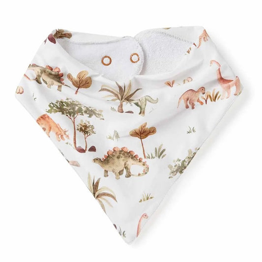 Snuggle Hunny Dribble Bib- Dino