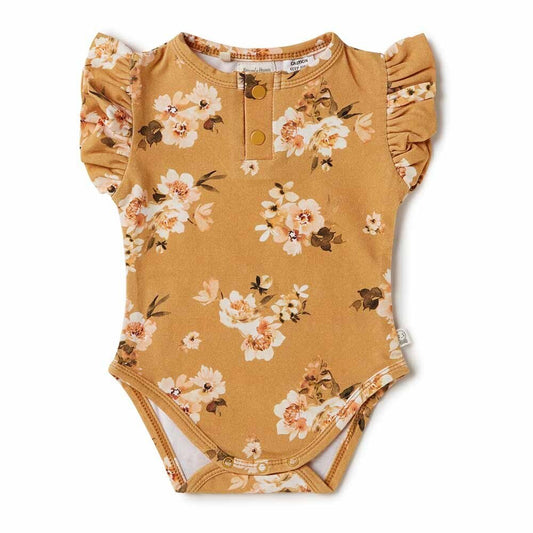 Snuggle Hunny Bodysuit- Golden Flower