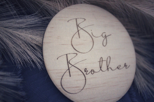 Foxx & Willow Annoucement Plaque- Big Brother or Big Sister