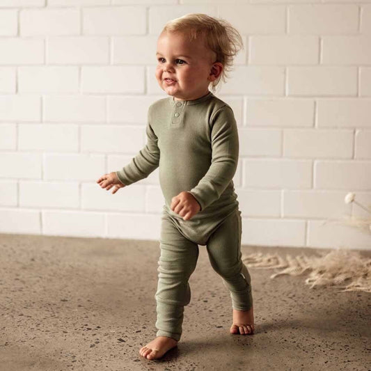 Snuggle Hunny Organic Growsuit- Dewkist