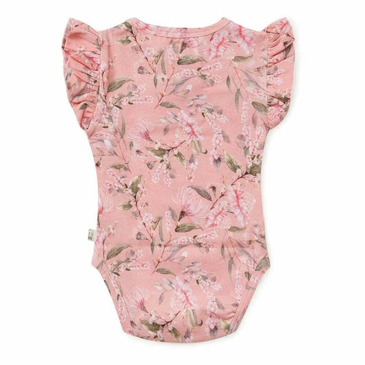 Snuggle Hunny Bodysuit- Pink Wattle