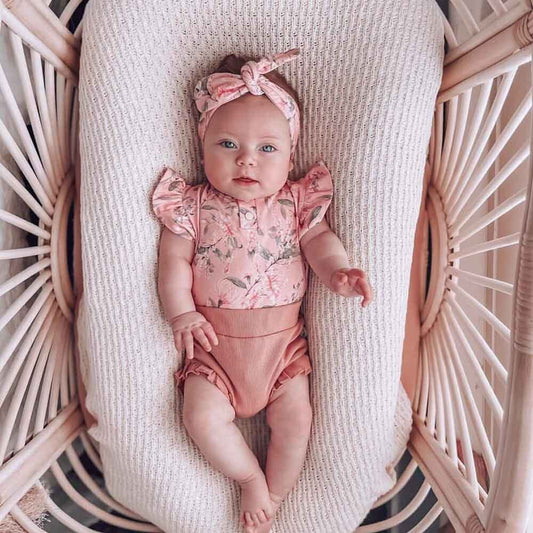 Snuggle Hunny Organic Bloomers- Frill Rose
